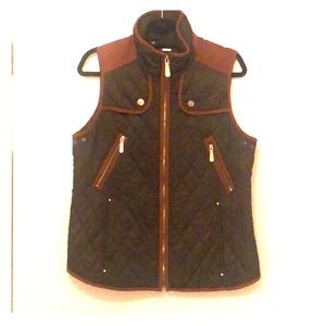 Vince Camuto Green Puff Vest